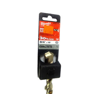 Milwaukee 48-20-8266 3/4" x 18" 2-Cutter SDS Carbide Bit - Made in Germany